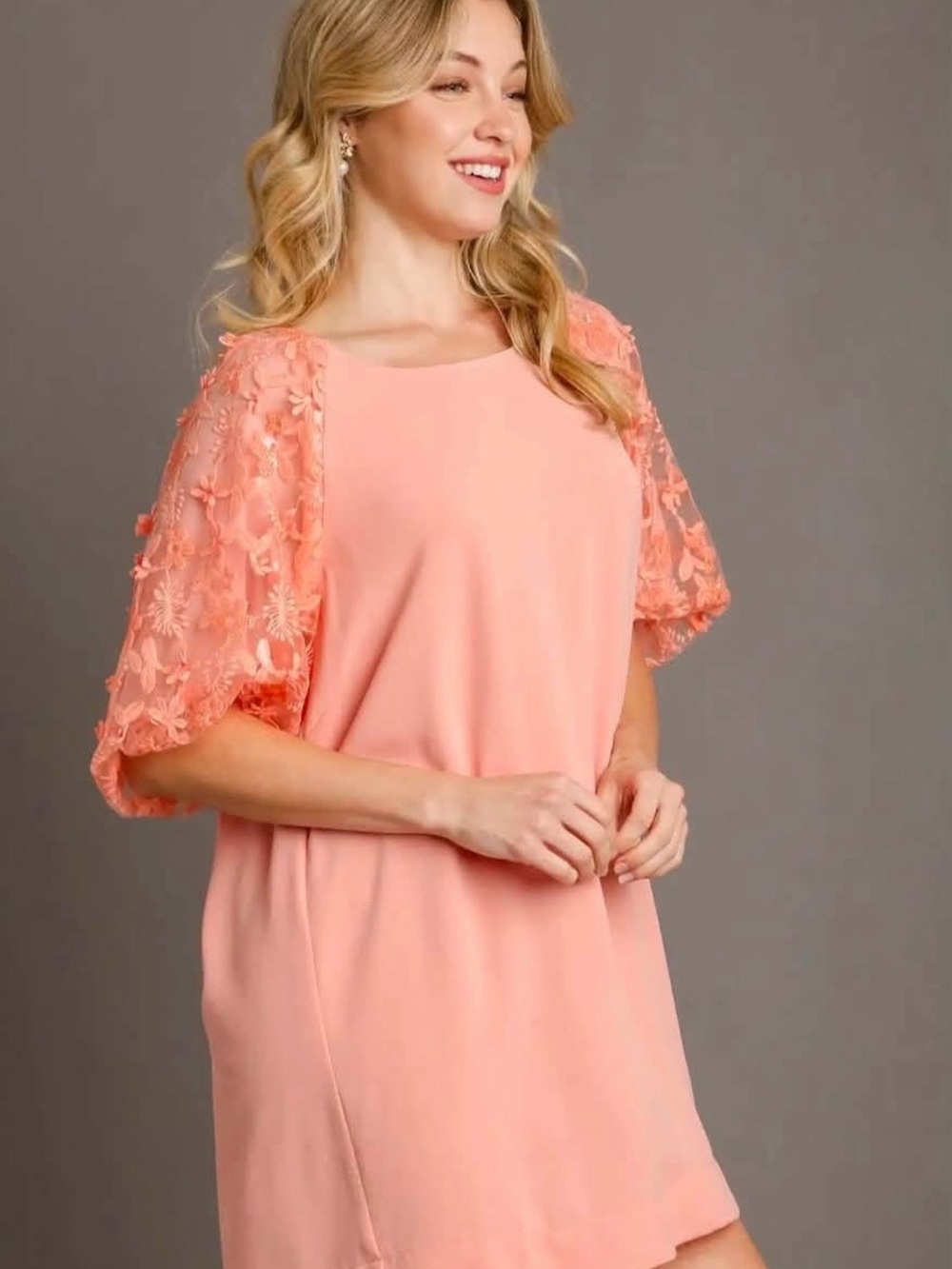Umgee Peach Dress